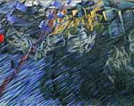 Umberto Boccioni - States of Mind II Those Who Go